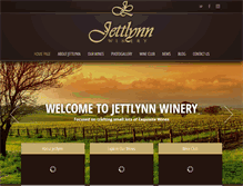 Tablet Screenshot of jettlynnwinery.com